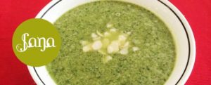 Comida saludable: Sopa verde